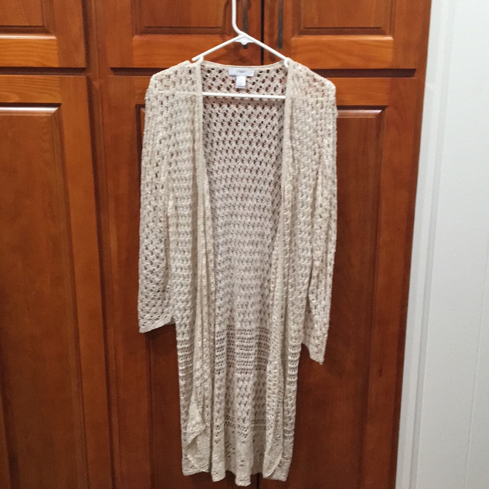 Perfect condition long open sweater